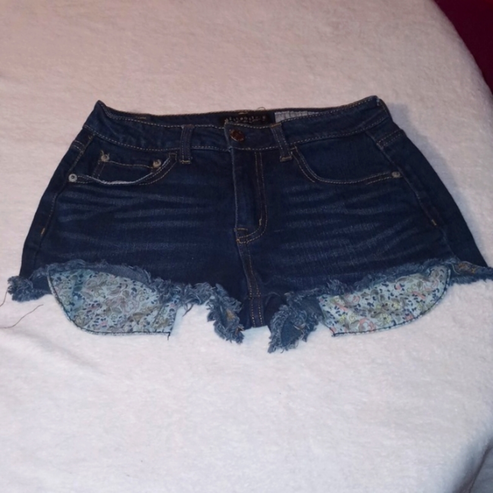 Aeropostale High Waisted Shorty  denim Shorts